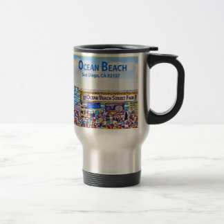 Tasse de voyage de plage d'océan