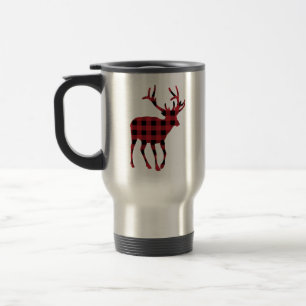 Tasse de voyage de plaid de renne