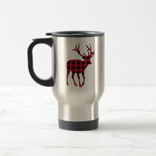 Tasse de voyage de plaid de renne (Gauche)