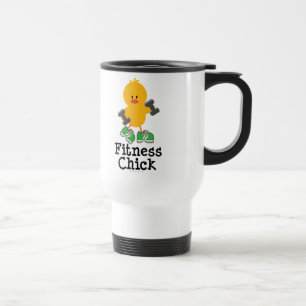 Tasse de voyage de poussin de forme physique