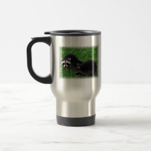 Tasse de voyage de ratons laveurs de bébé