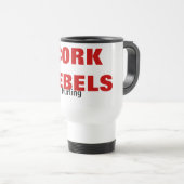 Tasse de voyage de rebelles de liège (Devant droit)