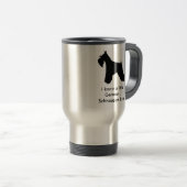 Tasse de voyage de règle de Schnauzers (Devant droit)