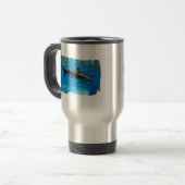 Tasse de voyage de requin de natation (Devant gauche)