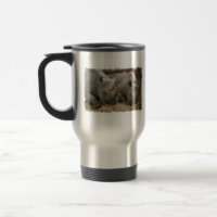 Tasse de voyage de rhinocéros de sommeil