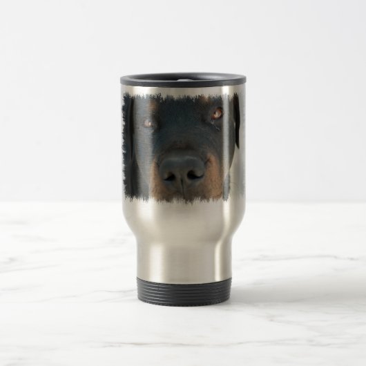 Tasse de voyage de rottweiler (Centre)