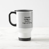 Tasse de voyage de rottweiler (Gauche)