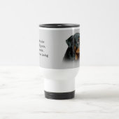 Tasse de voyage de rottweiler (Centre)