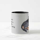 Tasse de voyage de rottweiler (Centre)