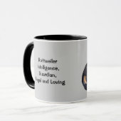 Tasse de voyage de rottweiler (Devant gauche)