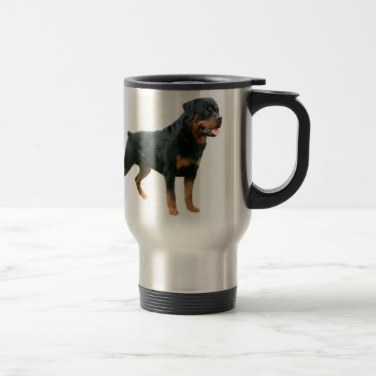 Tasse de voyage de rottweiler (Droit)