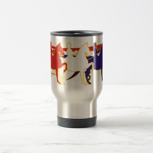 Tasse de voyage de Saddlebred d'Américain (Centre)
