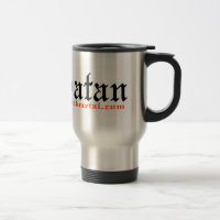 Tasse de voyage de Satan de grêle