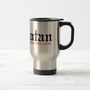 Tasse de voyage de Satan de grêle
