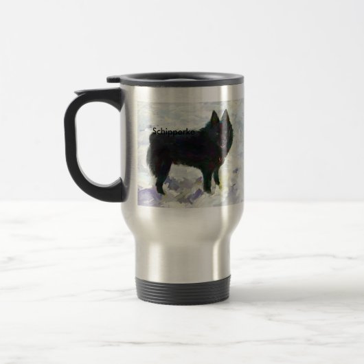 Tasse de voyage de Schipperke (Gauche)