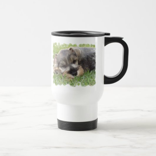 Tasse de voyage de Schnauzer de sommeiller (Droite)