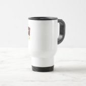 Tasse de voyage de Scizzors de papier de chute (Devant droit)