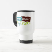 Tasse de voyage de Scizzors de papier de chute (Devant gauche)