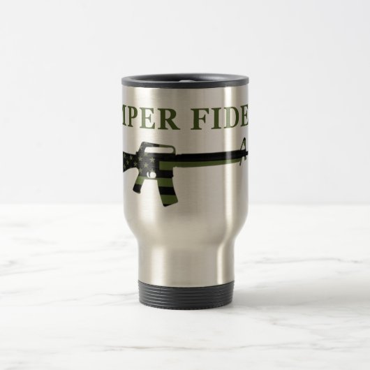 Tasse de voyage de Semper Fidelis M16 modérée (Centre)