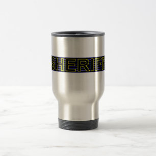 Tasse de voyage de shérif