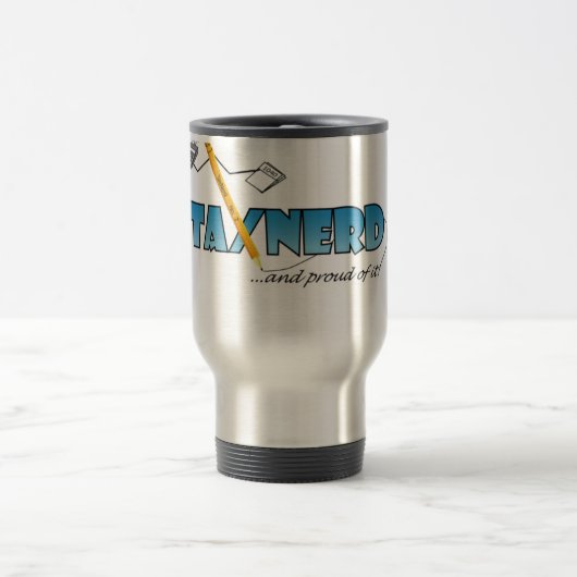 Tasse de voyage de TaxNerd (Centre)
