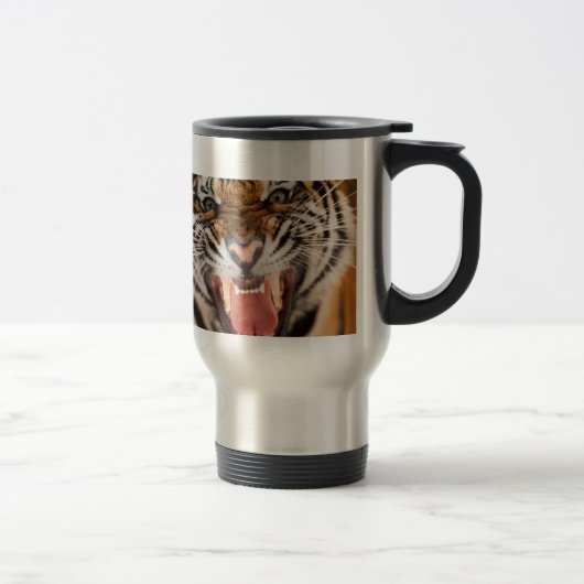 tasse de voyage de tigre (Droit)