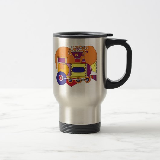 TASSE DE VOYAGE DE TRAIN DE CHO CHOO (Droit)