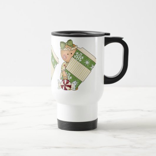 Tasse de voyage de vacances de pain d'épice de (Droite)
