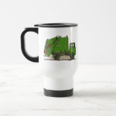 Tasse de voyage de vert de camion à ordures (Gauche)