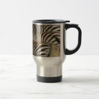Tasse de voyage de zèbre