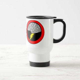 Tasse de voyage d'échange d'idées