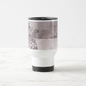Tasse de voyage d'échecs de chat (Centre)