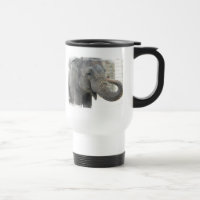 Tasse de voyage d'éléphant de son de la trompette