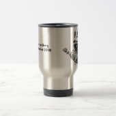 Tasse de voyage d'empreinte de main de bébé (Centre)