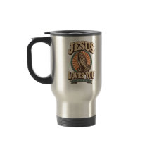 Tasse de voyage/déplacement chrétien Jésus Vous Ai