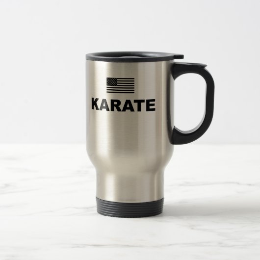 Tasse de voyage des Etats-Unis de karaté (Droit)
