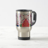 Tasse de voyage. dessins hippocampes (Devant droit)