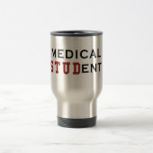 Tasse de voyage d'étudiant en médecine (Centre)