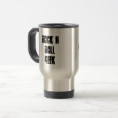 Tasse de voyage d'exposition de geek de rock (Devant gauche)