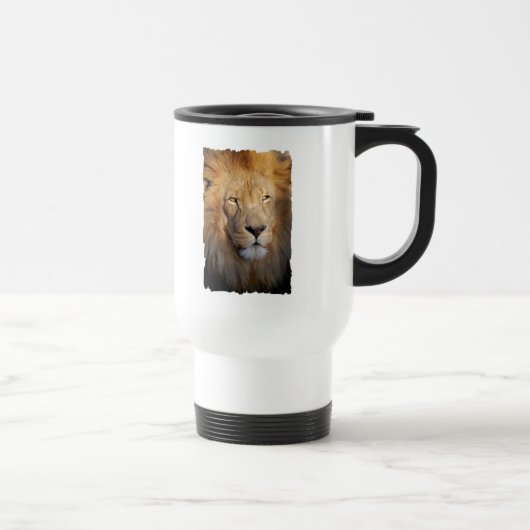 Tasse de voyage d'images de lion (Droite)