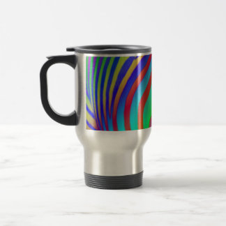 Tasse de voyage d'impression de zèbre