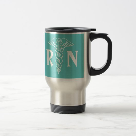 Tasse de voyage d'infirmier autorisé de RN avec le (Droit)