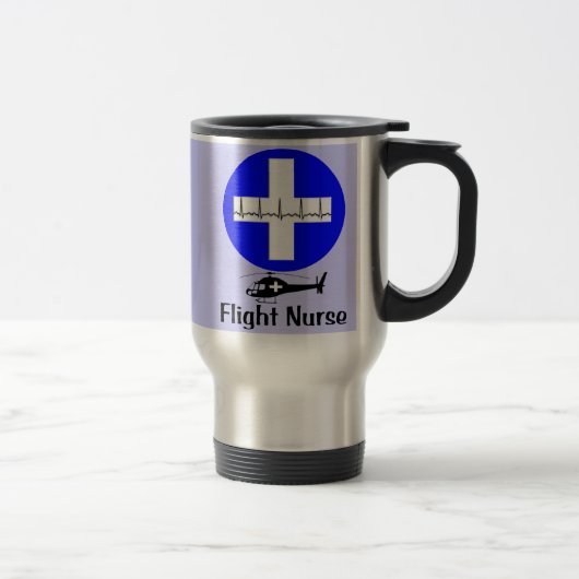 Tasse de voyage d'infirmière de vol (Droit)