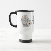 Tasse de voyage d'infirmière d'éléphant de bande (Gauche)