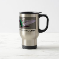 TASSE DE VOYAGE D'OBSERVATEUR DE COLIBRI