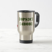Tasse de voyage d'Opsec (Devant droit)