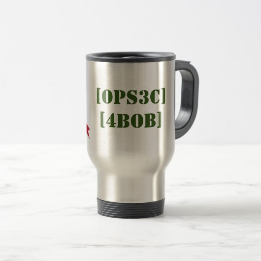 Tasse de voyage d'Opsec (Devant droit)