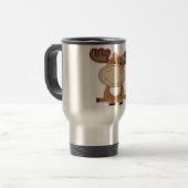 Tasse de voyage d'orignaux (Devant gauche)