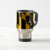 Tasse de voyage Drapeau de Baltimore (Devant droit)
