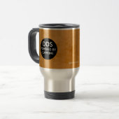 Tasse de voyage drôle de DDS alimentée par la café (Devant gauche)